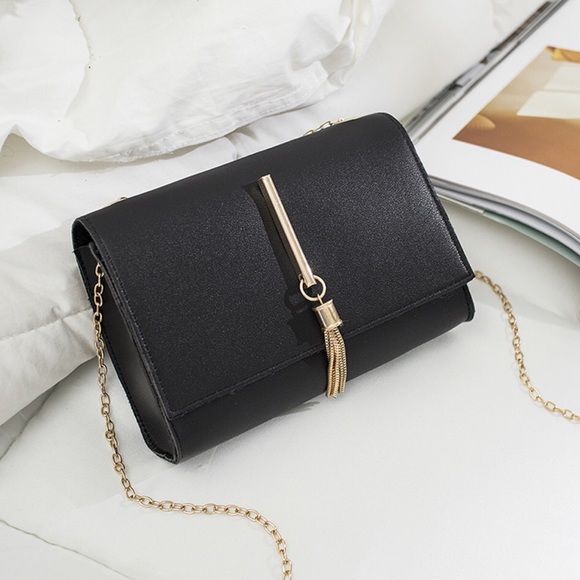 Contemporary, Tassel, Shoulder Bag - Picture 2 of 5